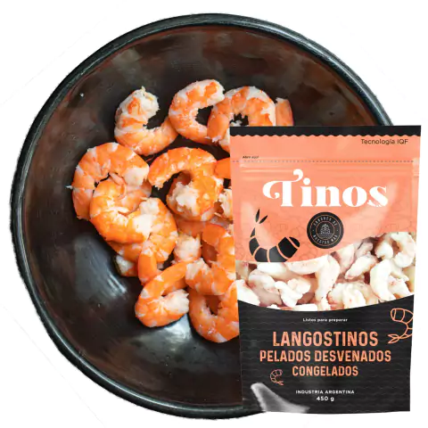 Langostinos Pelados Desvenados - 450g - comprar online