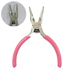 Pinza rosario argollas c/corte rosa 1u