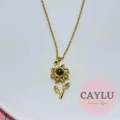 Collar girasolC te amo en 100 idiomas - comprar online