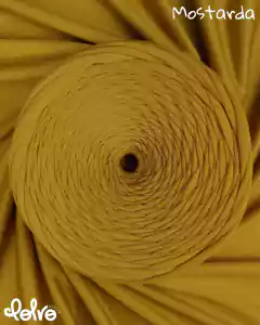 Fio de Malha Premium Polvo Ateliê 23mm - Mostarda - comprar online