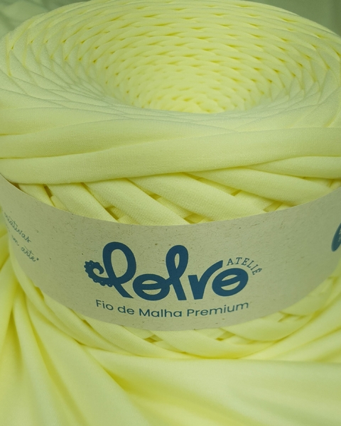Fio de Malha Premium Polvo Ateliê 33mm - Amarelo Bebê