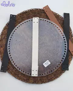 Kit de Bases de Acrílico Farmacinha para Crochê com Tampa - Redonda 35cm - loja online