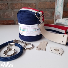 Kit Bolsa DOT - Marinho/Gelo