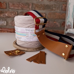Kit Bolsa DOT - Areia/Caramelo