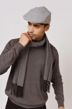 Imagen de Boina Clásica Paño Gris Claro