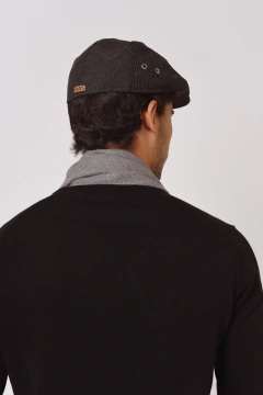 Boina Clásica Negra Cuadros - Más Hats