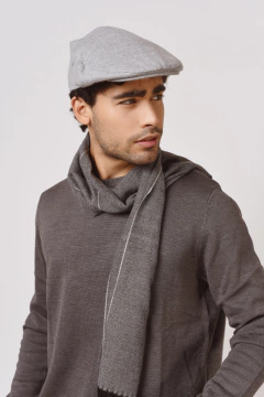 Boina Clásica Paño Gris Claro