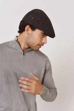 Boina Clásica Paño Gris Topo