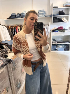 Cardigan Marfil - tienda online
