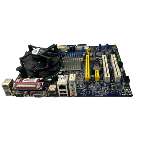 Placa Mãe Livon Kit Li-if-775-6627mb Lga775 Ddr2+proc+coller