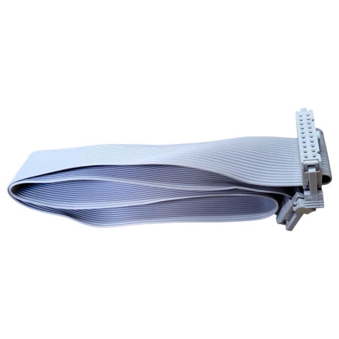 Cabo Flat 20 Vias 40cm 90° Cinza Flexivel Para Painel De Led