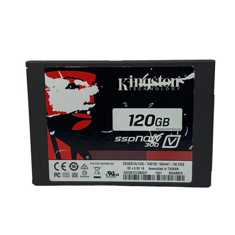 Hd Ssd 120gb Solid State Drive Kingston Ssdnow V300 Cor Preto