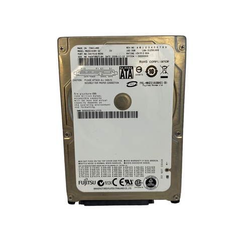 Disco Rigido Interno Hd 160gb Mhz2160bh 2,5 Notebook Ps3 Ps4