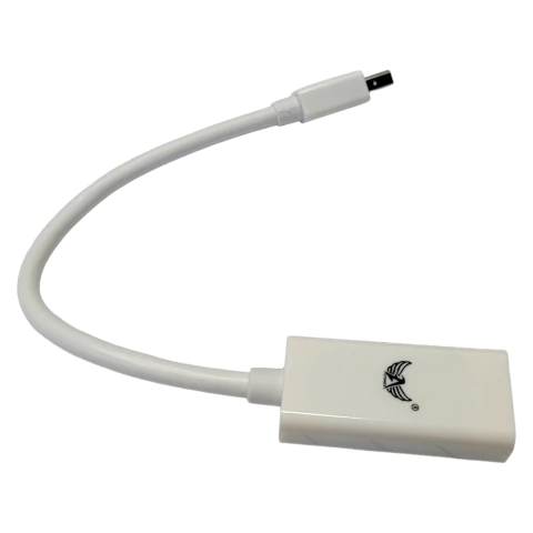Cabo Mini Displayport Adaptador Para Hdmi Fêmea 17cm Branco