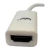Cabo Mini Displayport Adaptador Para Hdmi Fêmea 17cm Branco na internet