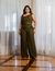 CONJUNTO ESTEFÂNIA CROPPED E CALÇA VERDE BOTÂNICO - MISS DESTAK