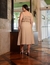 Imagem do CONJUNTO LUANA CROPPED E SAIA BEGE