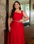 Imagem do CONJUNTO LUANA CROPPED E SAIA VERMELHO