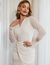 VESTIDO DRAPEADO LETICIA OFF - MISS DESTAK