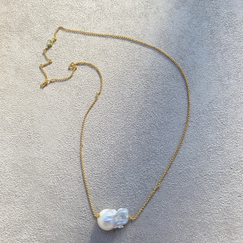 Colar Solitário pérola M