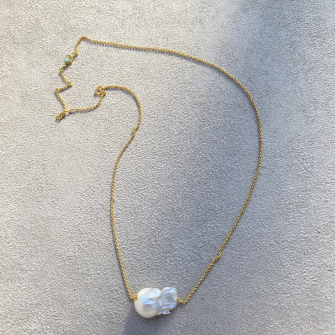 Colar Solitário pérola M