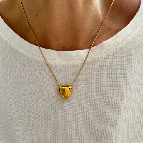 COLAR CORAÇÃO BOLD