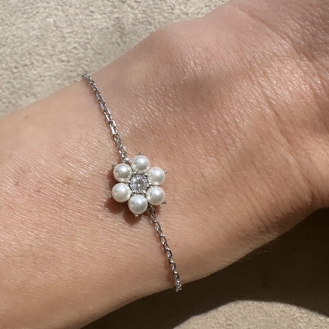 PULSEIRA FLOWER SILVER - prata 925
