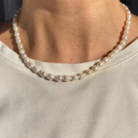 COLAR PÉROLA DE ARROZ MÉDIO