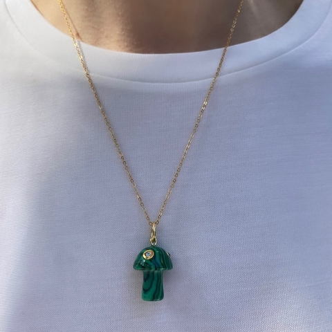 COLAR COGUMELO VERDE