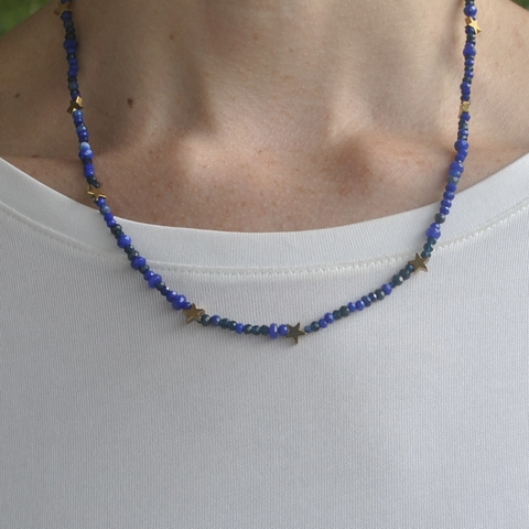 Colar Haya Star azul