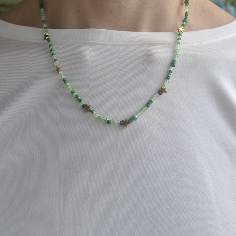 Colar Haya Star verde