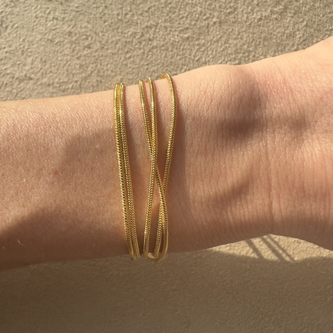Pulseira de fios gold