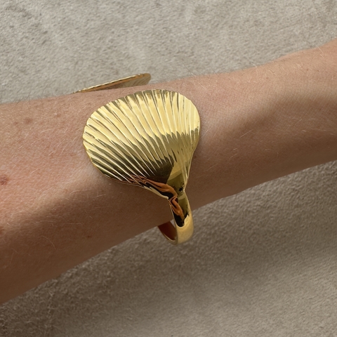 Bracelete Concha Dourado