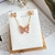 Conjunto Borboleta Rosa