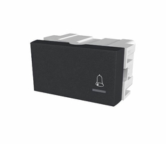 Módulo Interruptor Pulsador - Jeluz Platinum Blanco/Negro - comprar online