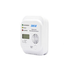 Detector De Monóxido De Carbono A Pilas Con Display -Sica - comprar online