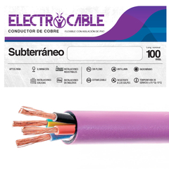 Cable Subterráneo x Metro ¡Diferentes medidas! - Electrocable - El Rey del Cable 