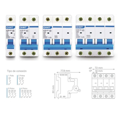 Llaves térmicas unipolar Chint 6 a 63 amp - Chint - comprar online