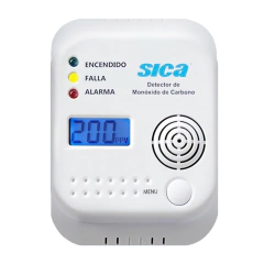 Detector De Monóxido De Carbono A Pilas Con Display -Sica en internet
