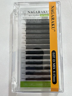 Pestañas NAGARAKU tecnológicas 4D U 0.07D mix