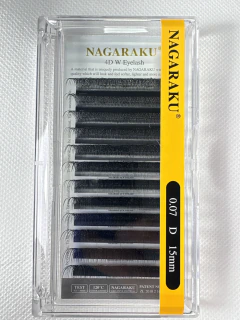 Pestañas NAGARAKU tecnológicas 4D W 0.07D 15mm