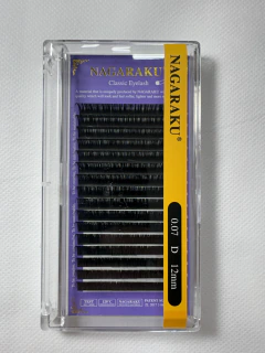 Pestañas NAGARAKU clásicas 0.07D 12mm