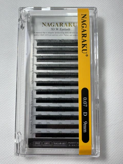 Pestañas NAGARAKU tecnológicas 3D W 0.07D 09mm