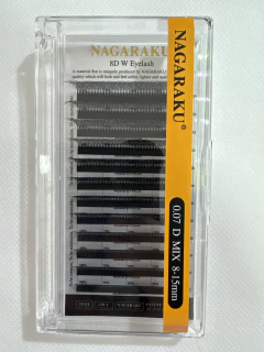 Pestañas NAGARAKU tecnológicas 8D W 0.07D mix