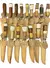 Tabla asador INDEPENDIENTE + Cuchilla Asado artesanal de 32cm - comprar online