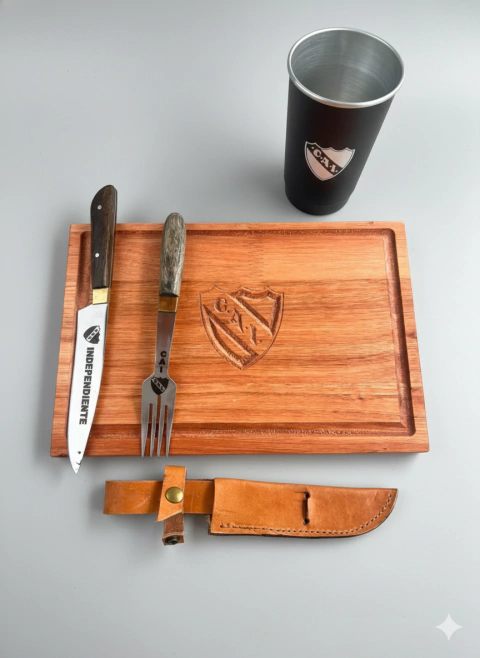 Combo INDEPENDIENTE 2 : PLATO ASADO + SET DE CUBIERTOS + vaso fernet 1l - (copia) - comprar online