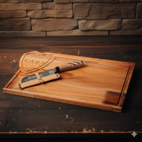 Tabla ASADOR BOCA + HACHA parrillero de DISCO ARADO BOCA - comprar online