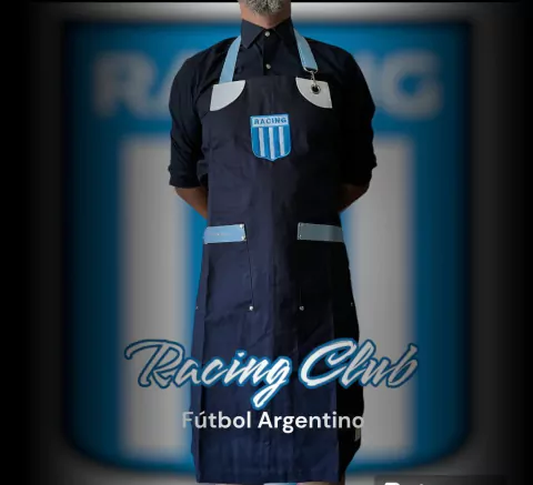 DELANTAL PARRILLERO DE RACING