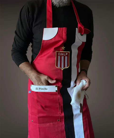 DELANTAL PARRILLERO ESTUDIANTES DE LA PLATA