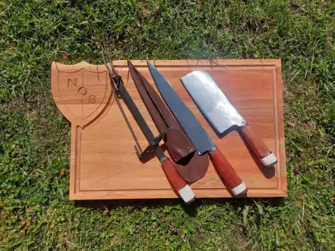 Tabla ASADOR NEWELLS de ROSARIO + KIT ASADOR